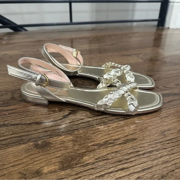 New without box- J.Crew Abbie Braided Sandals - Picture 2 of 4